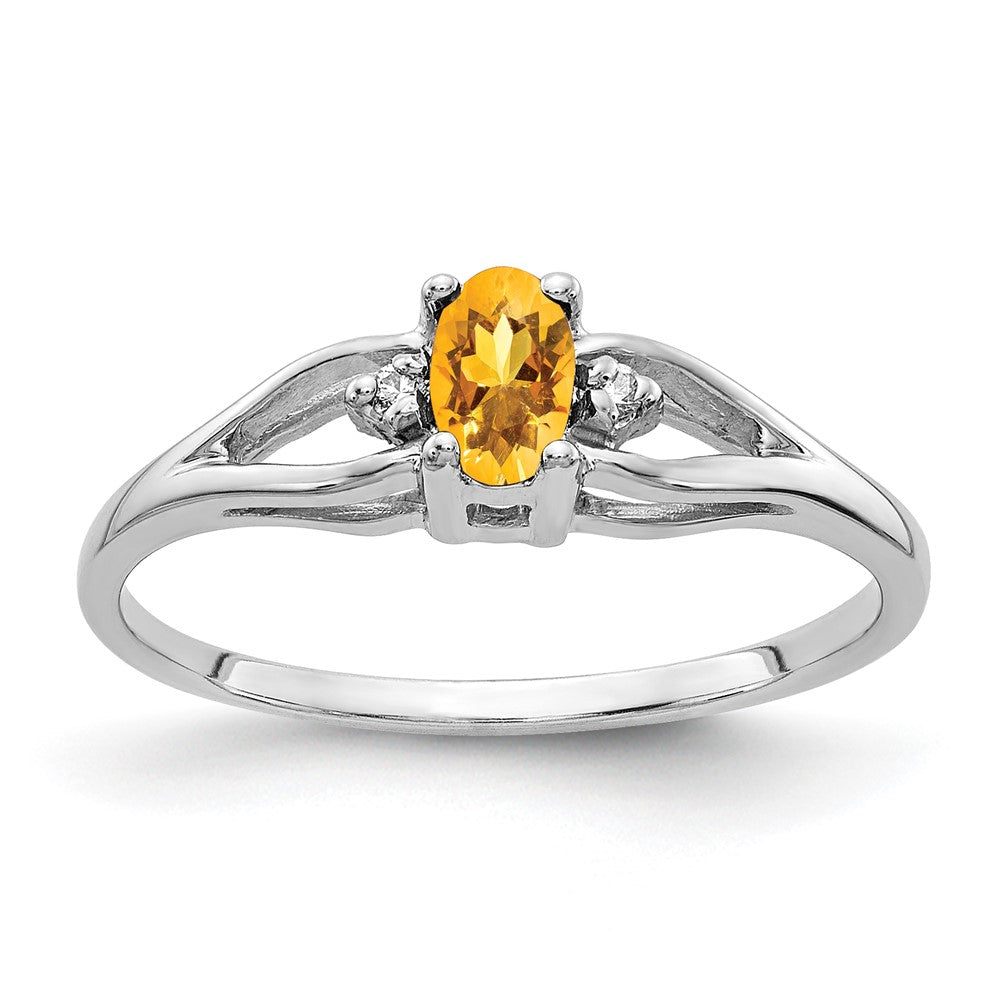 Oval Gemstone & Diamond Rings