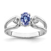 Oval Gemstone & Diamond Rings