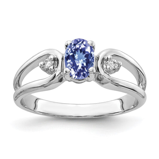 Oval Gemstone & Diamond Rings