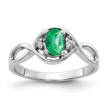 Oval Gemstone & Diamond Rings
