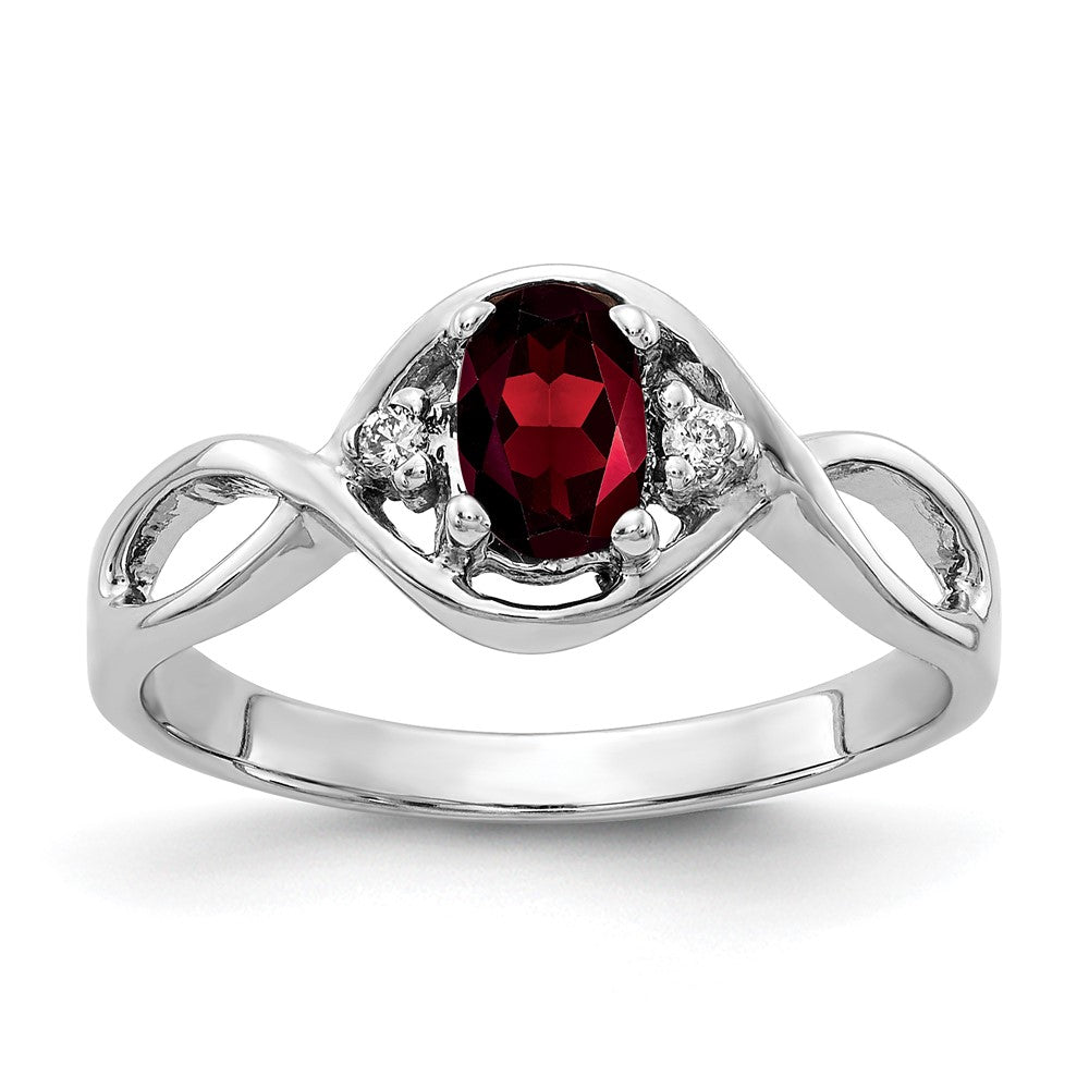 Oval Gemstone & Diamond Rings