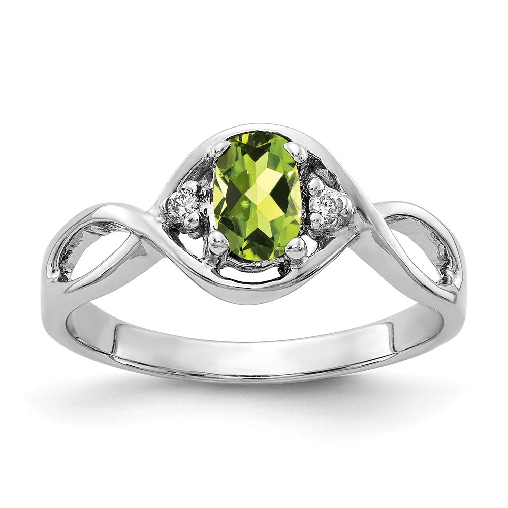 Oval Gemstone & Diamond Rings