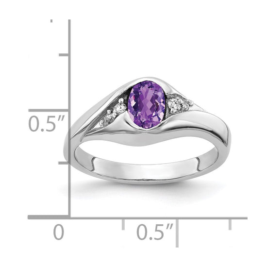 Oval Gemstone & Diamond Rings