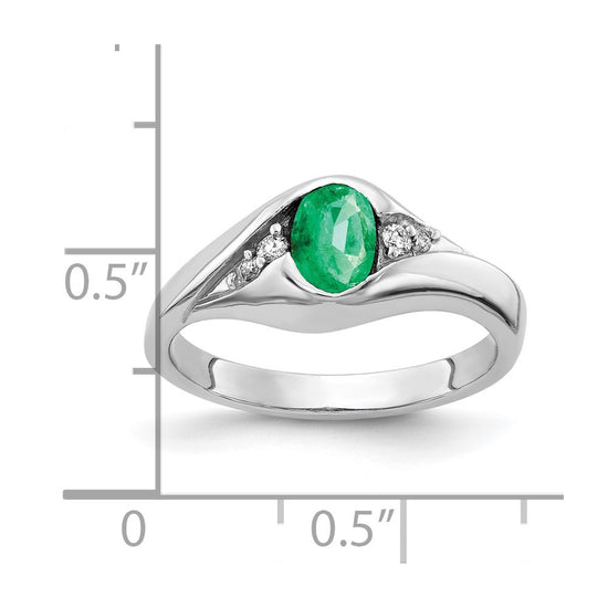 Oval Gemstone & Diamond Rings