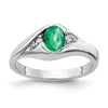 Oval Gemstone & Diamond Rings