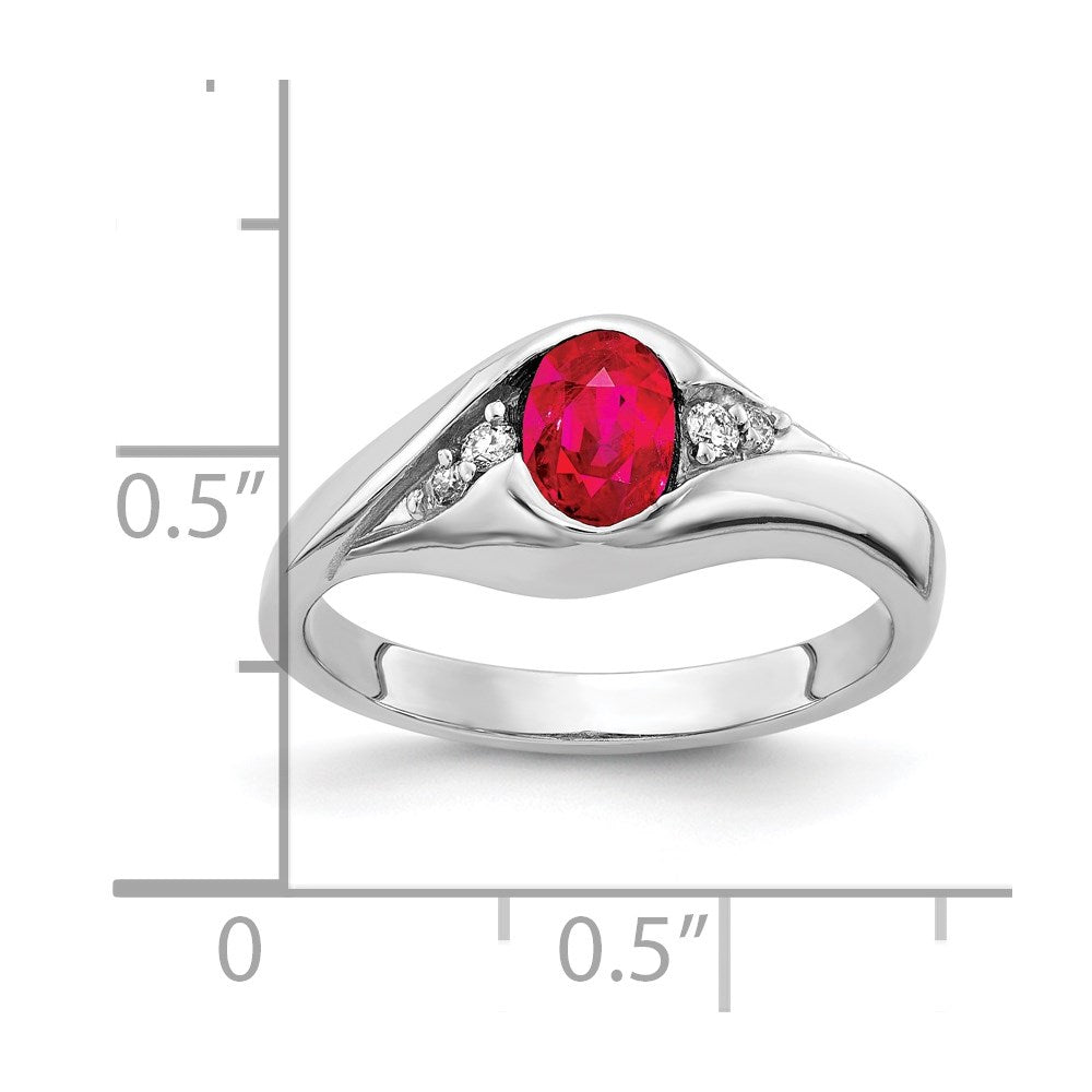 Oval Gemstone & Diamond Rings