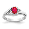 Oval Gemstone & Diamond Rings
