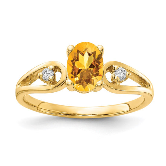 Oval Gemstone & Diamond rings