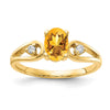 Oval Gemstone & Diamond rings