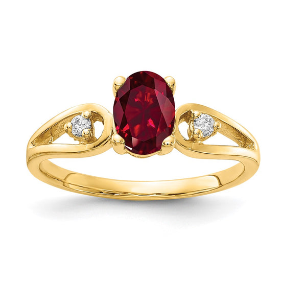 Oval Gemstone & Diamond rings