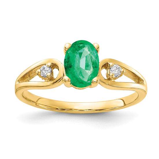Oval Gemstone & Diamond rings