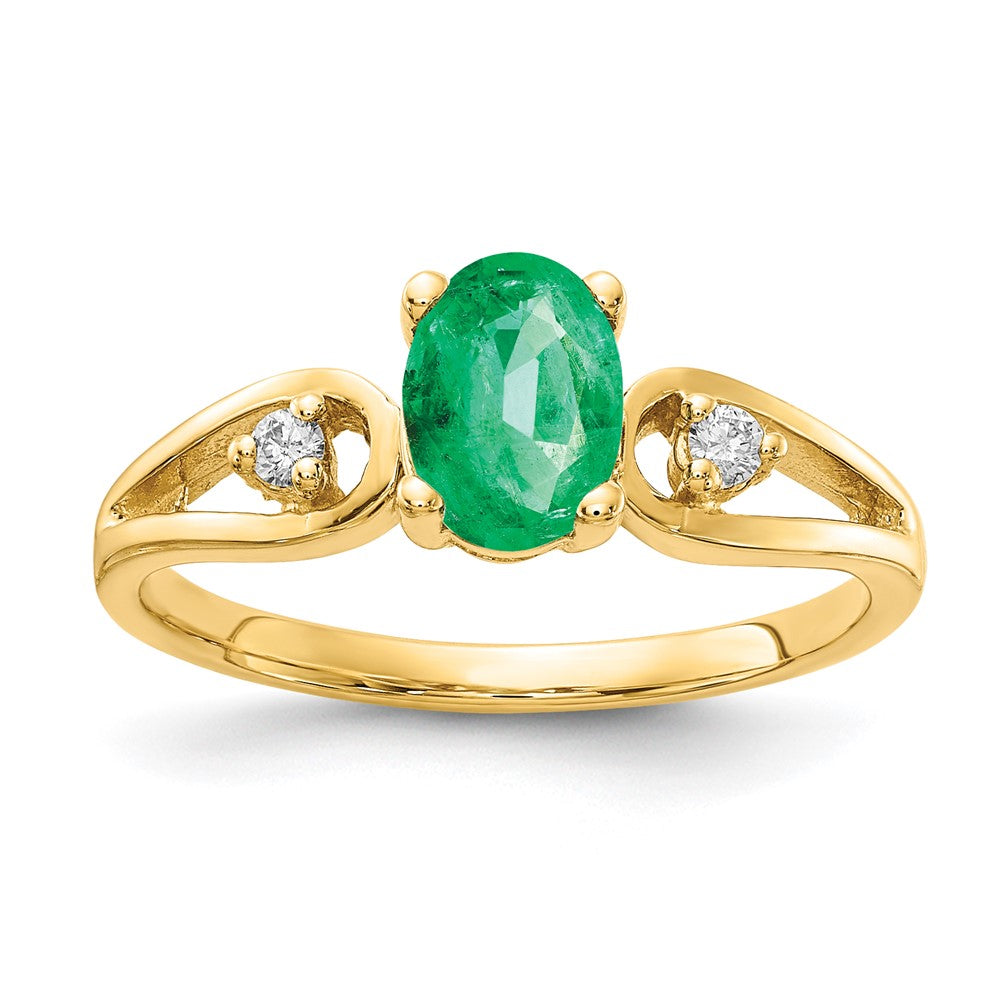 Oval Gemstone & Diamond rings