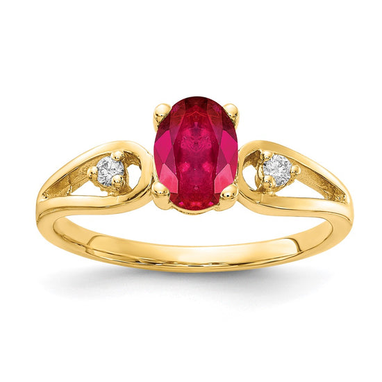 Oval Gemstone & Diamond rings