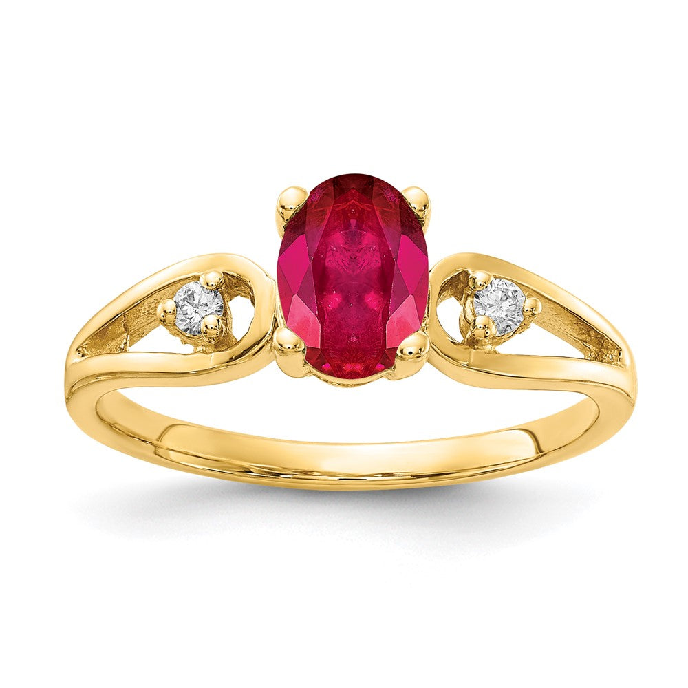 Oval Gemstone & Diamond rings