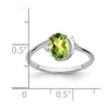 Oval Gemstone & Diamond Rings