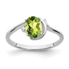 Oval Gemstone & Diamond Rings