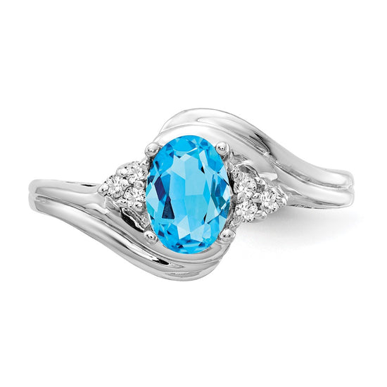 Oval Gemstone & Diamond Rings