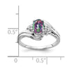 Oval Gemstone & Diamond Rings