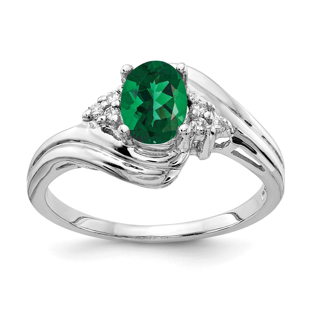 Oval Gemstone & Diamond Rings