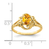 Oval Gemstone Rings