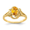 Oval Gemstone Rings