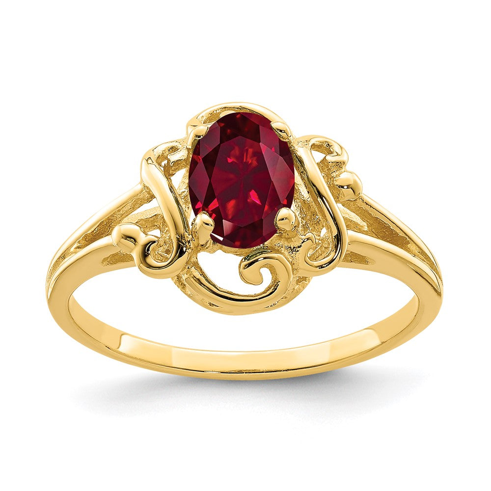 Oval Gemstone Rings