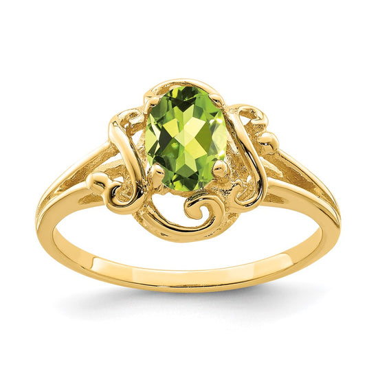 Oval Gemstone Rings