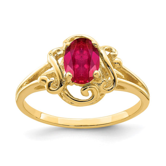Oval Gemstone Rings