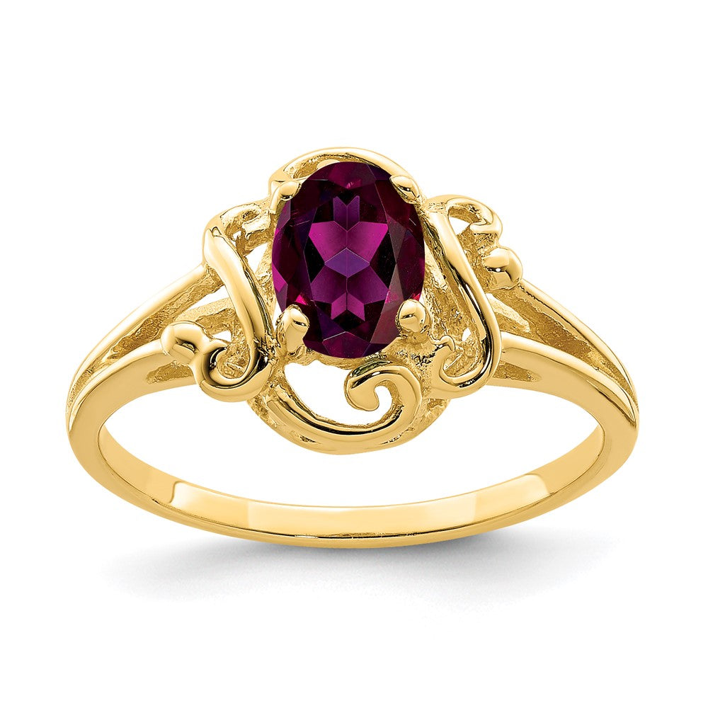 Oval Gemstone Rings