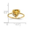 Heart Gemstone & Diamond rings