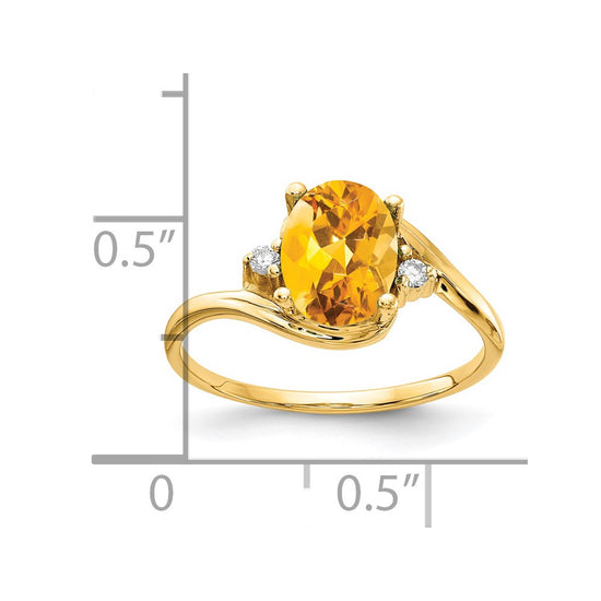 8x6mm Oval Gemstone Diamond Sings