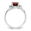 Oval Gemstone & Diamond Rings