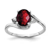 Oval Gemstone & Diamond Rings