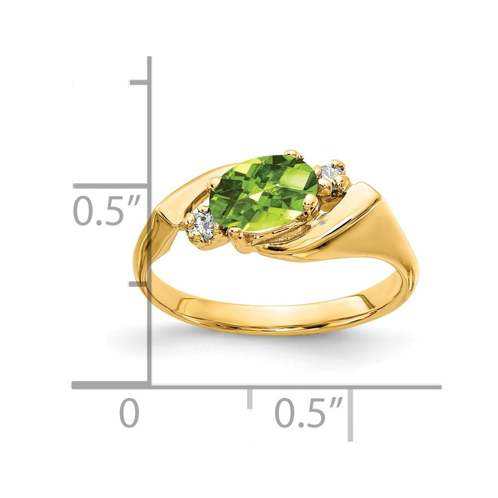 Oval Gemstone & Diamond Rings