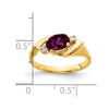 Oval Gemstone & Diamond Rings