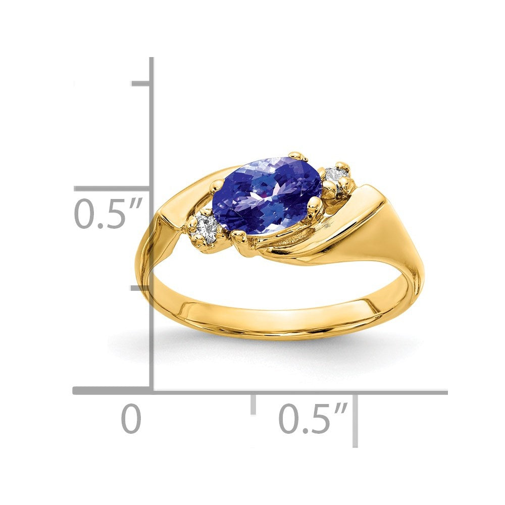 Oval Gemstone & Diamond Rings