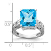 Emerald Cut Gemstone & Diamond Rings