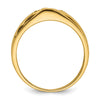 14k Mens Diamond and Onyx Ring Mounting