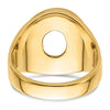 14k Men's Polished and Textured Masonic Ring Mounting