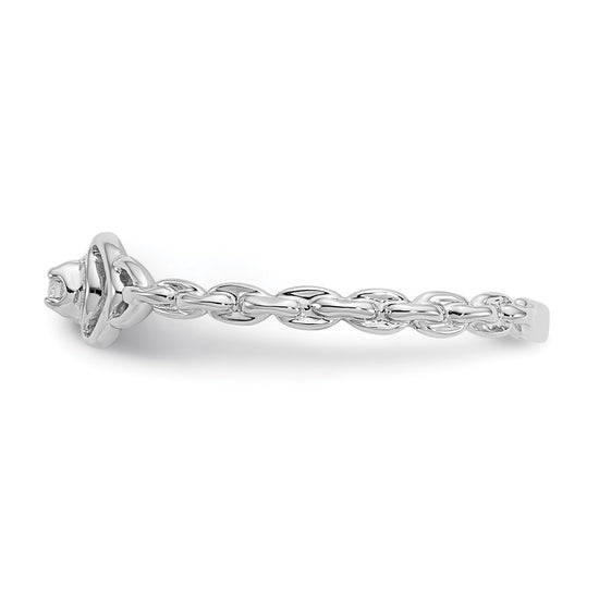 Gold Polished Diamond Heart Rings