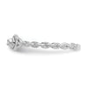 Gold Polished Diamond Heart Rings