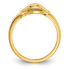 Gold Polished Diamond Ring