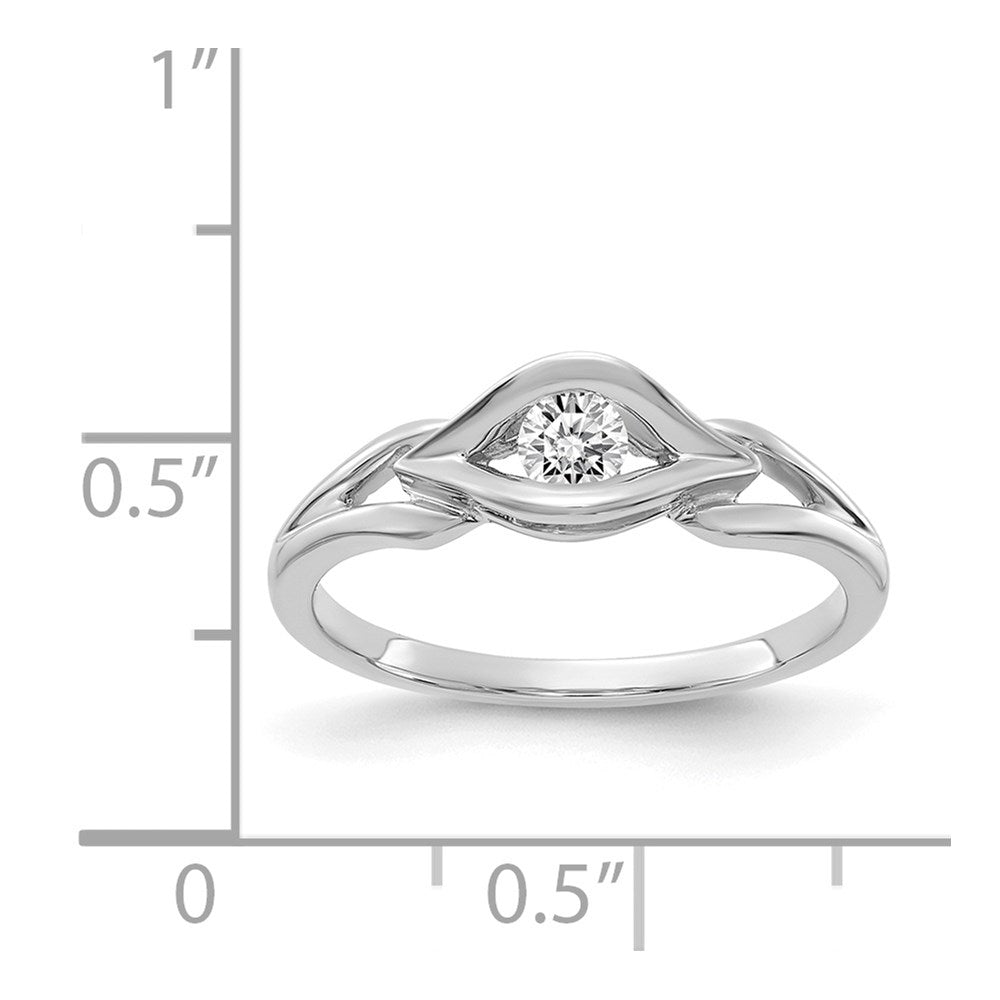 Gold Polished Diamond Ring