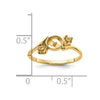 14k Diamond & 7mm Pearl Ring Mounting