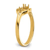14k 6mm Pearl & Diamond Ring Mounting