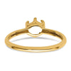 14k 5.5mm Pearl Ring Mounting