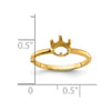 14k 5.5mm Pearl Ring Mounting