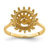 14k 7.5mm Pearl & Diamond Ring Mounting