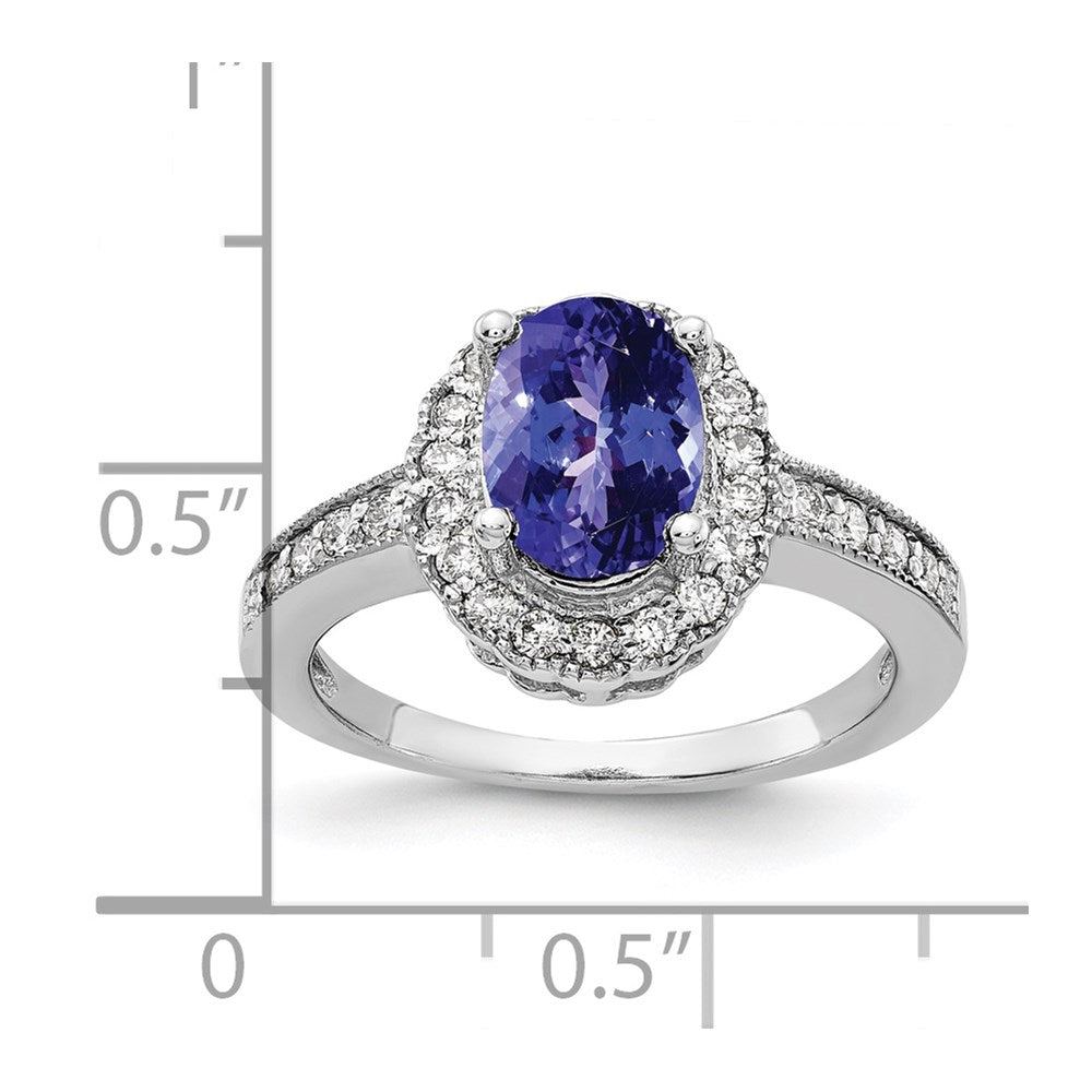 Oval Gemstone & Diamond Rings