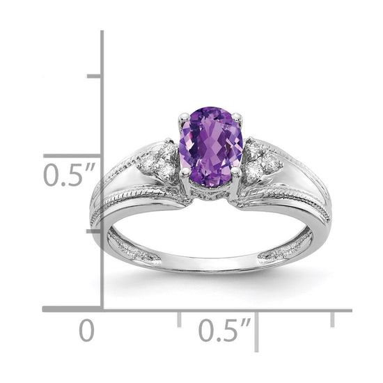 Oval Gemstone & Diamond Rings